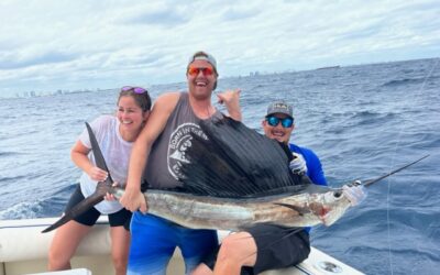 Fort Lauderdale fishing report with two Sailfish and two Mahi Mahi